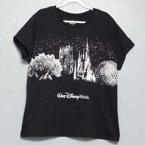Disney World Black Graphic T-Shirt